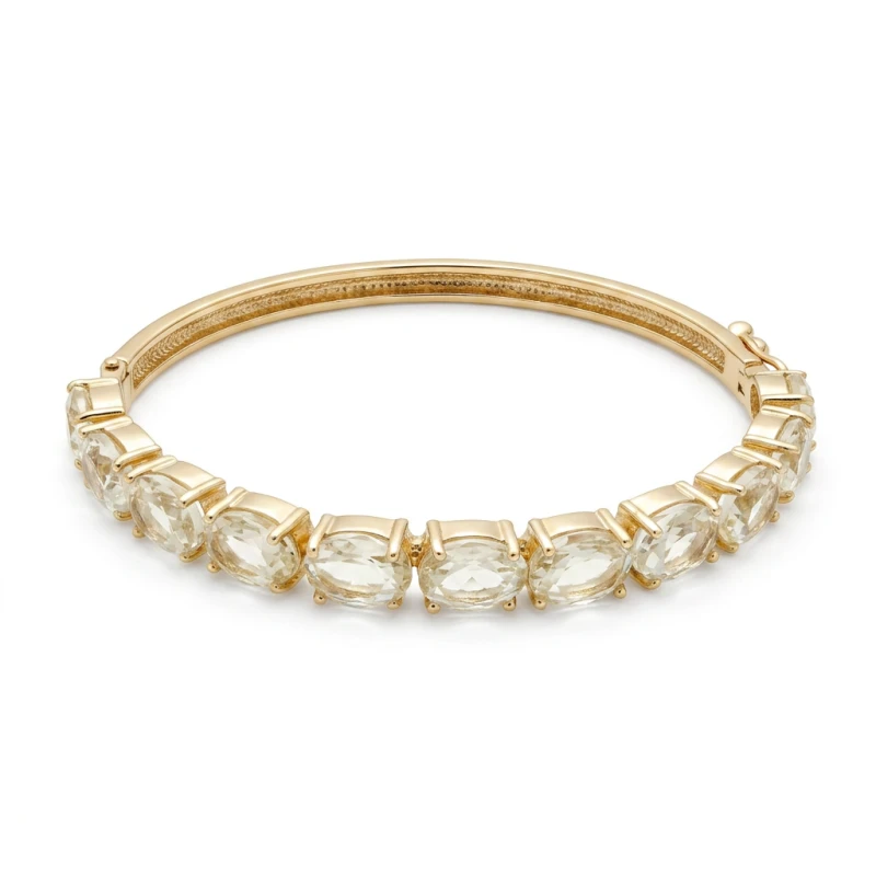 Pulseira Soleil em Ouro Amarelo 18k com Citrinos